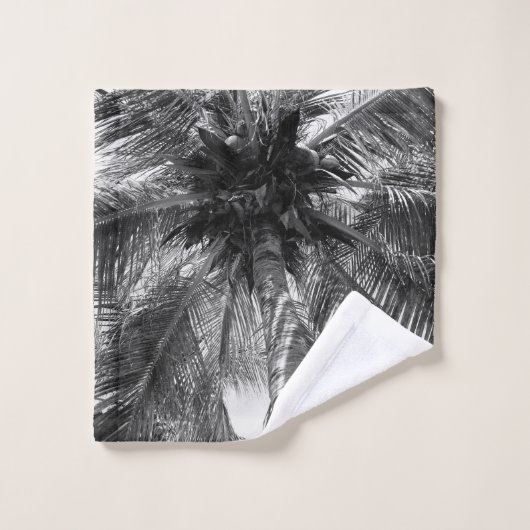 Summer Coconut Chill Palm 2 Badhandtuch Set (Waschlappen)