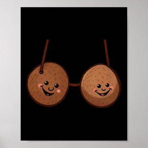 Summer Coconuts Halloween Kostüme Männer Frauen Poster