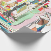 Summer Collage Wrapping Paper Geschenkpapier (Ecke)