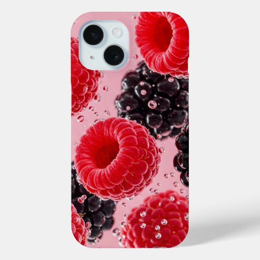 Summer Collection Helle Berries von Natasha Us Case-Mate iPhone Hülle (Rückseite)