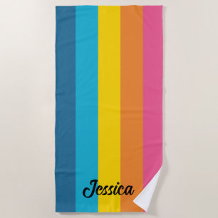 Summer Color Classic Stripe Strandtuch