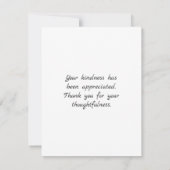 Summer Colorful Bouquet Flat Danke Karte (Rückseite)