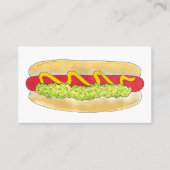 Summer Cookout Picnic Maine Red Snapper Hotdog ME Visitenkarte (Vorderseite)