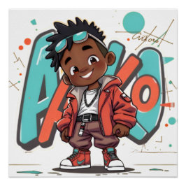 Summer Cool Jay ~ AiKo Kids Poster