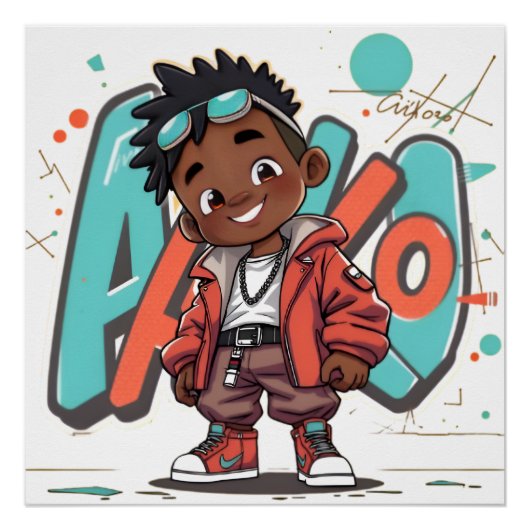 Summer Cool Jay ~ AiKo Kids Poster (Vorderseite)