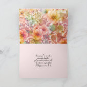 Summer Cosmos Birthday for Daughter Karte (Innenseite)