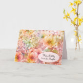 Summer Cosmos Birthday for Daughter Karte (Gelbe Blume)