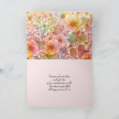 Summer Cosmos Geburtstag für Sister Card Karte (Innenseite)