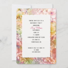 Summer Cosmos Geburtstagsparty Einladung