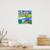 Summer Countryside Nature Poster (Küche)