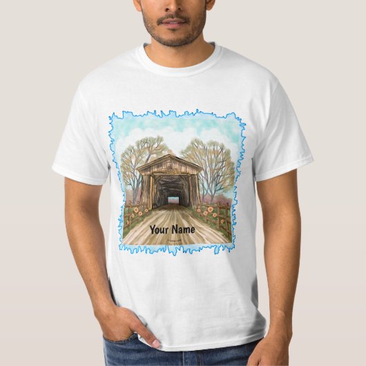 Summer Covered Bridge T - Shirt (Vorderseite)