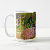 Summer Coyote Wildlife Painting Kaffeetasse (Links)