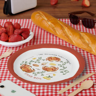 Summer Crab Boil Niedrig-Land-Kochen Pappteller