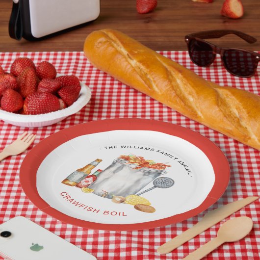 Summer Crawfish Boil | Niedrig-Land-Kochen Pappteller (Picknick)