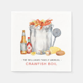 Summer Crawfish Boil | Niedrig-Land-Kochen Serviette