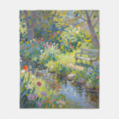 Summer Creek Flowers  Fleecedecke (Vorderseite)