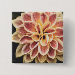 Summer Dahlia Blume (Floral Art) Button
