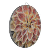 Summer Dahlia Blume (Floral Art) Dartscheibe (Vorderseite Links)