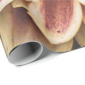 Summer Dahlia Blume (Floral Art) Geschenkpapier (Rolleneckpunkt)