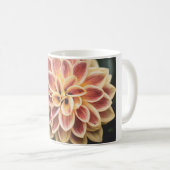 Summer Dahlia Blume (Floral Art) Kaffeetasse (VorderseiteRechts)