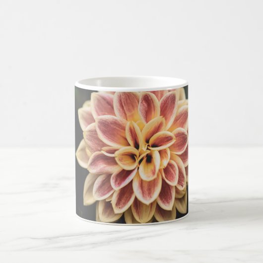 Summer Dahlia Blume (Floral Art) Kaffeetasse (Mittel)
