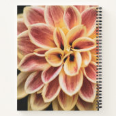 Summer Dahlia Blume (Floral Art) Notizblock (Rückseite)