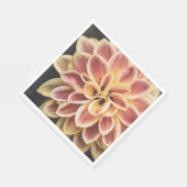 Summer Dahlia Blume (Floral Art) Serviette (Ecke)