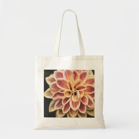 Summer Dahlia Blume (Floral Art) Tragetasche (Vorne)