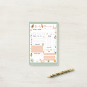 Summer Daily Planner Notepad  Post-it Klebezettel (Auf Schreibtisch)