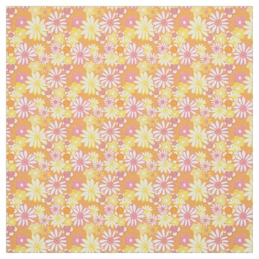 Summer Daisies Fabric Stoff (Muster)