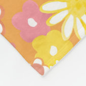 Summer Daisies Fleece Blanket (Ecke)