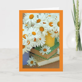 Summer Daisies geklappte leere Grußkarte Karte