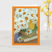 Summer Daisies geklappte leere Grußkarte Karte (Gelbe Blume)