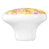 Summer Daisies Knob Keramikknauf (Seitenansicht)