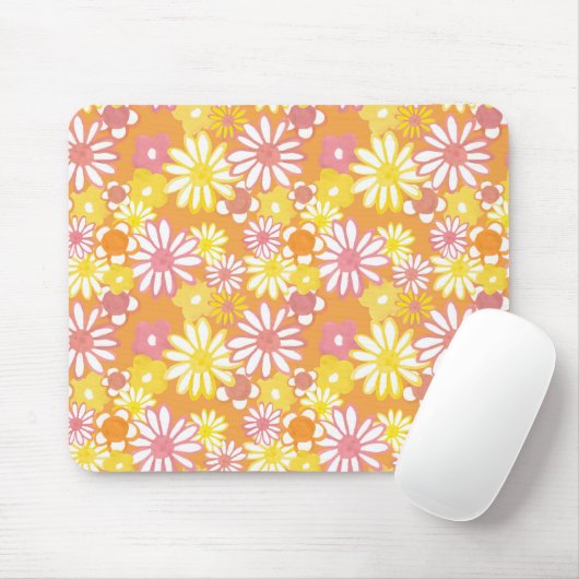 Summer Daisies Mousepad (Mit Mouse)