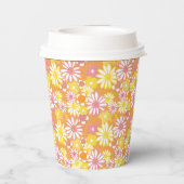 Summer Daisies Paper Cups Pappbecher (Rückseite)