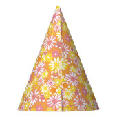 Summer Daisies Party Hat Partyhütchen (Rückseite)
