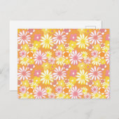 Summer Daisies Postcard Postkarte (Vorne/Hinten)
