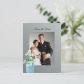 Summer Daisies Save the Date Postcard Ankündigungspostkarte (Stehend Vorderseite)