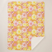 Summer Daisies Sherpa Blanket Sherpadecke (Vorderseite)