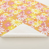 Summer Daisies Sherpa Blanket Sherpadecke (3/4)