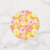 Summer Daisies Table Confetti Konfetti (Klein Vorderseite)