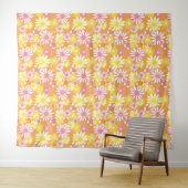 Summer Daisies Tapestry Wandteppich (Beispiel (Horizontal))