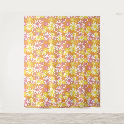 Summer Daisies Tapestry Wandteppich (Vorderseite)