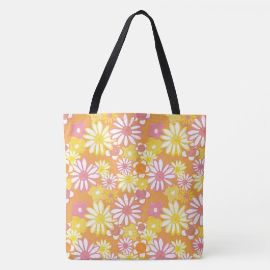 Summer Daisies Tote Bag Tasche (Vorderseite)