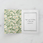 Summer Daisies und Needle zum Geburtstag Karte (Innenseite)