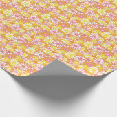 Summer Daisies Wrapping Paper Geschenkpapier (Ecke)