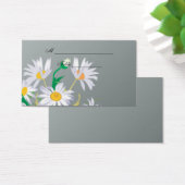 Summer Daisis Platzkarten Business Card (Schreibtisch)