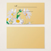 Summer Daisis Platzkarten Business Card (Vorne & Hinten)