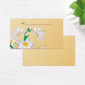 Summer Daisis Platzkarten Business Card (Schreibtisch)